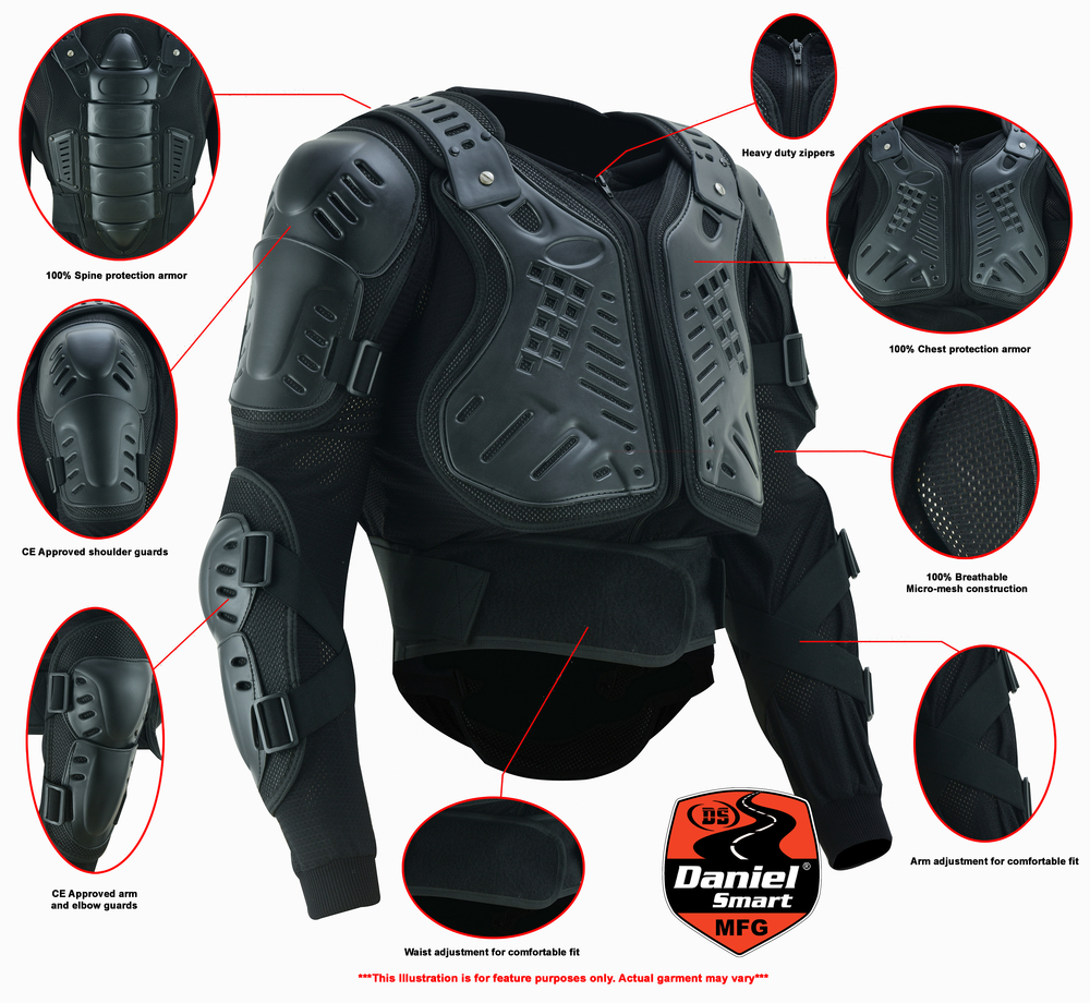 75-1001 Full Protection Body Armor Black | Body Armor
