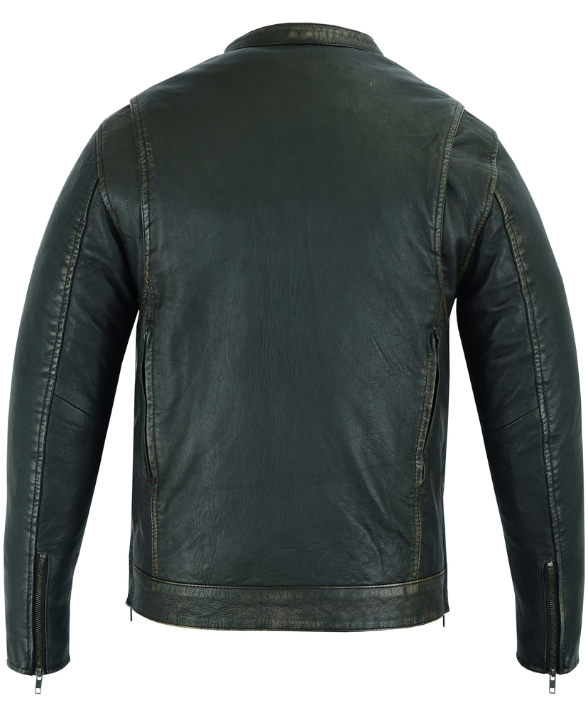 DS790 Mens Modern Utility Style Jacket in Lightweight Drum Dyed ...