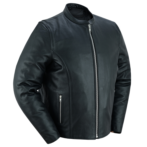 DS738 Men's Classic Scooter Jacket | Men's Leather Motorcycle Jackets
