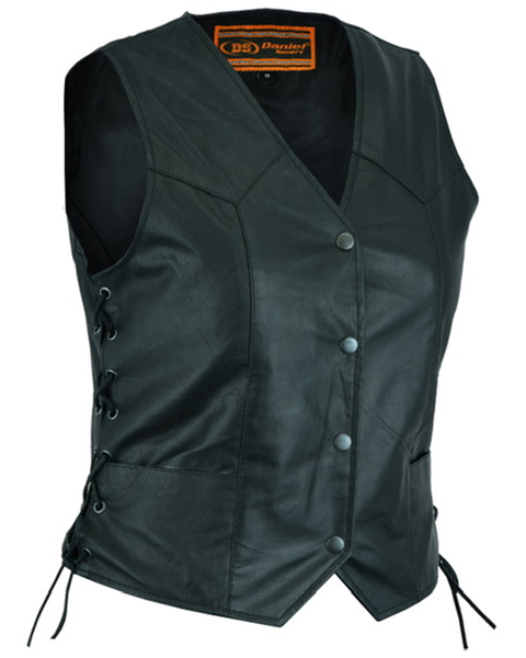 DS209 Women's Traditional Light Weight Vest | Women's Leather Vests