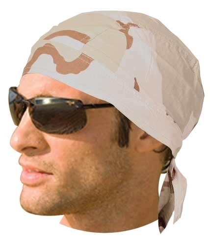 HW2683 Headwrap Camo Three Color Desert | Headwraps