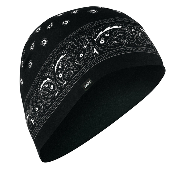 WHLL101 Helmet Liner/Beanie SportFlex™ Series, Black Paisley | Head/Neck/Sleeve Gear