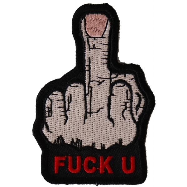 P2518 Fuck U Finger Naughty Iron on Patch | Patches