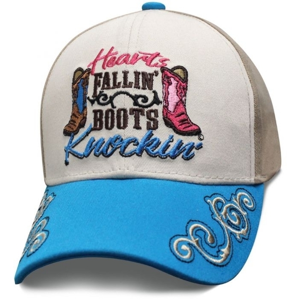 SHFBKN Hearts Fallin' Boots Knockin' | Hats