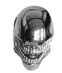 R151 Stainless Steel Alien Skull Biker Ring | Rings