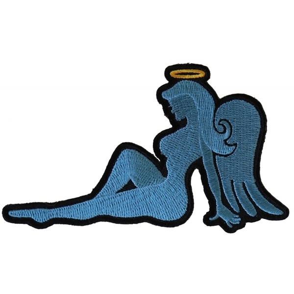 P6150 Blue Angel Girl Iron on Novelty Patch | Patches