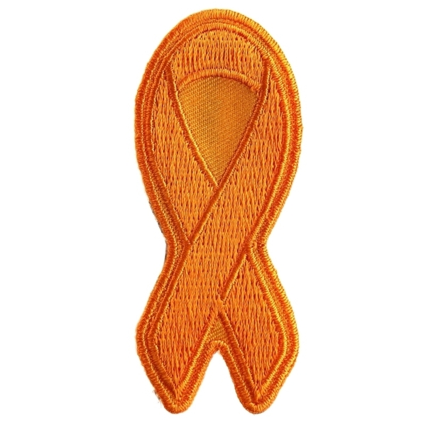 P3777 Orange Leukemia Awareness Ribbon Patch | Patches