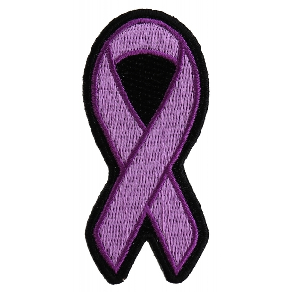 P2762 Purple Ribbon Patch For Breast Cancer Survivors | Patches