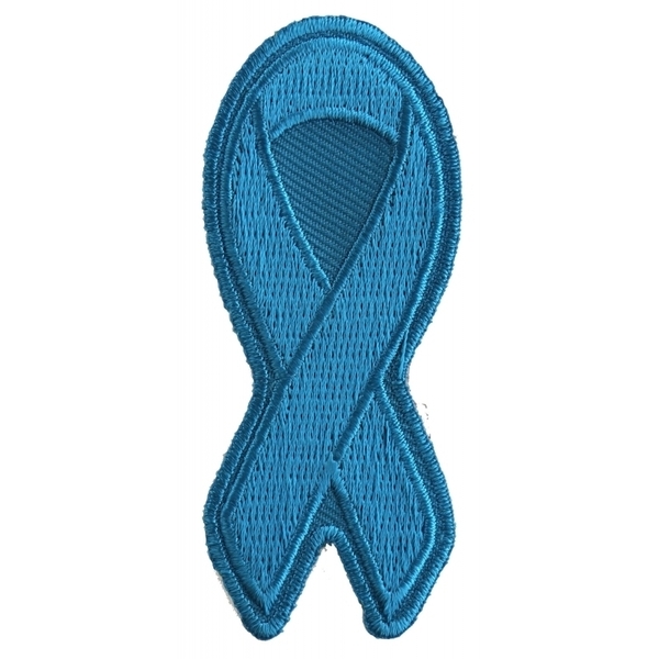 P3774 Blue Ribbon Patch For Awareness In Child Abuse and Bullying | Patches