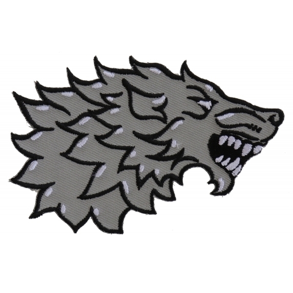P5929 Sideways Wolf Patch | Patches