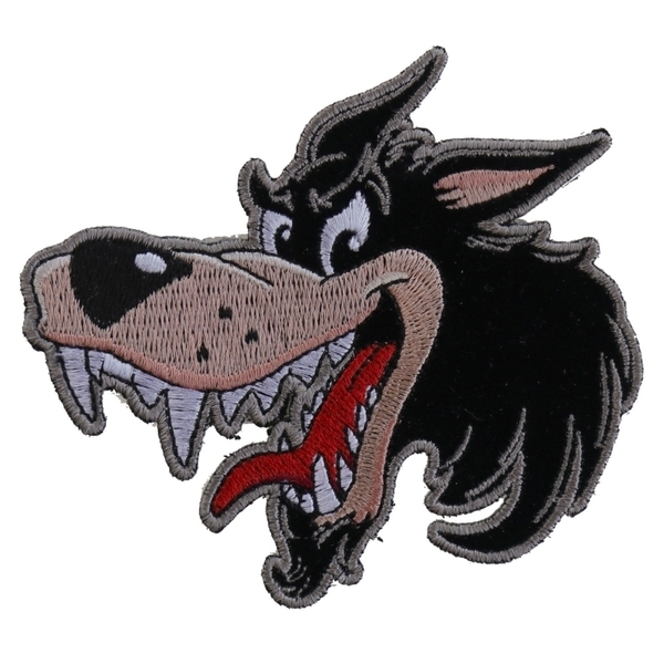 P3899 Small Cartoon Wolf Patch | Patches