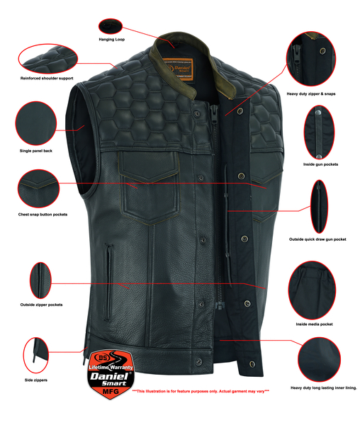 DS199 Whiskey | Men's Leather Vests
