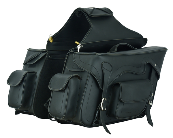Wholesale Saddle Bags | DS313 Two Strap Saddle Bag