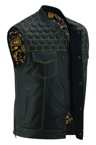 DS195 Gold Rush | Men's Leather Vests