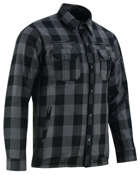 DS4670 Armored Flannel Shirt - Gray | Flannels