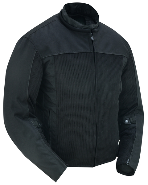 DS4640 Cross Wind - Black | Mens Textile Motorcycle Jackets
