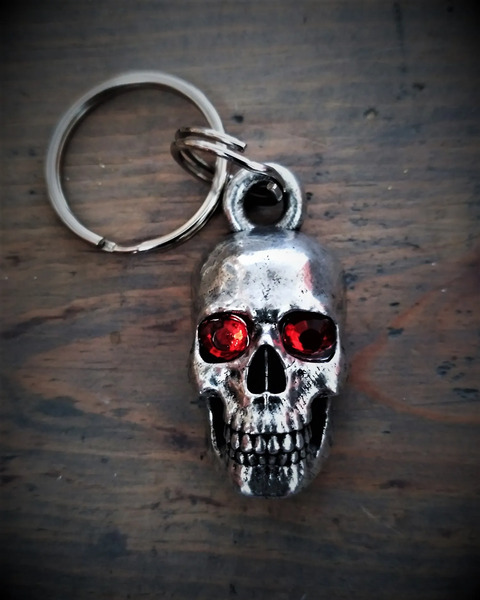 BBK-08 Skull Diamond Keychain | Wallet Chains/Key Leash