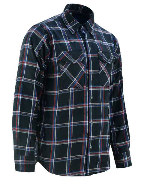 DS4680 Flannel Shirt - Black, Red and Blue | Flannels