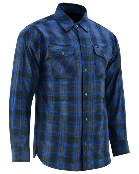 DS4681 Flannel Shirt - Daze Blue and Black | Flannels