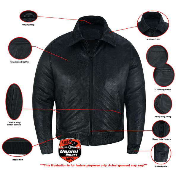 Traveler Mens Fashion Leather Jacket | Men's Leather Motorcycle Jackets