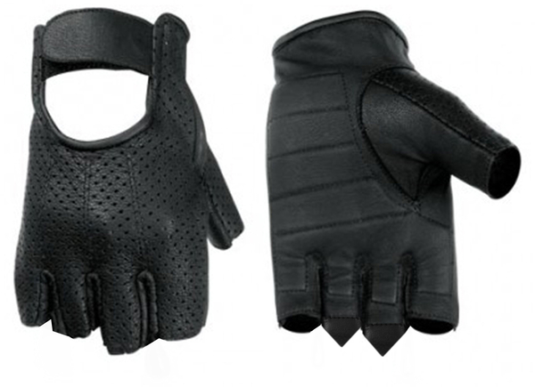 DS14 Perforated Fingerless Glove | Men's Fingerless Gloves