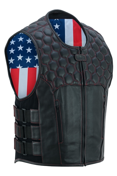 DS009 Patriot Wheels | Men's Leather Vests
