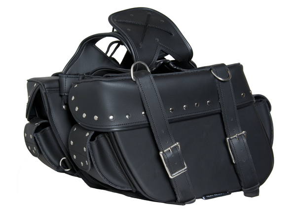 Wholesale Saddle Bags | DS312S Two Strap Saddle Bag w/ Studs
