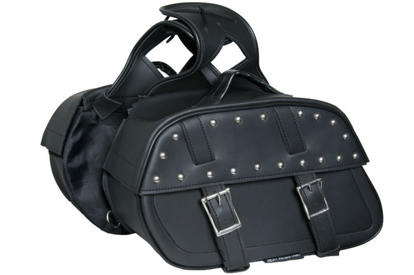 Wholesale Saddle Bags | DS342S Two Strap Saddle Bag w/ Studs