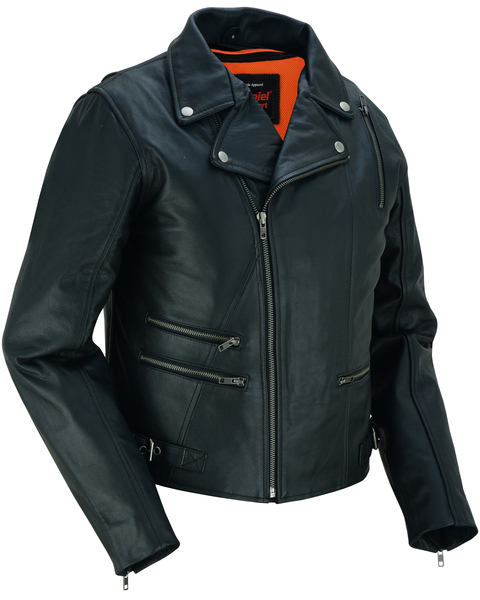 DS804 Women's Updated Stylish M/C Jacket | Women's Leather Motorcycle Jackets