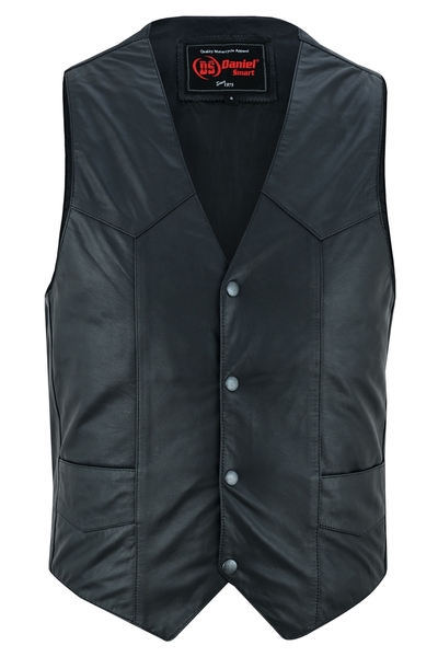 DS109 Men's Traditional Light Weight Vest | Men's Leather Vests