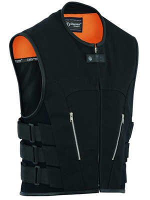 DS006 Men's Updated Canvas SWAT Team Style Vest