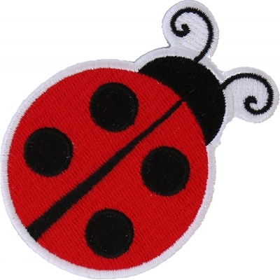 P5544 Lady Bug Iron On Patch