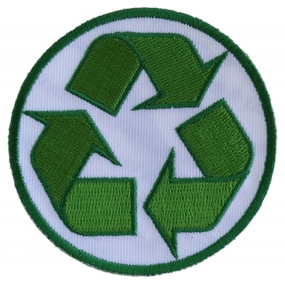 P5403 Recycle Sign Novelty Iron on Patch