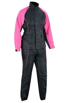 DS598PK Women's Rain Suit (Hot Pink)