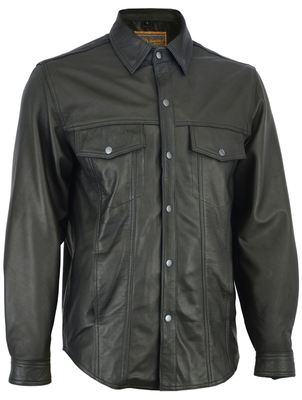 DS770 Men's Premium Lightweight Leather Shirt